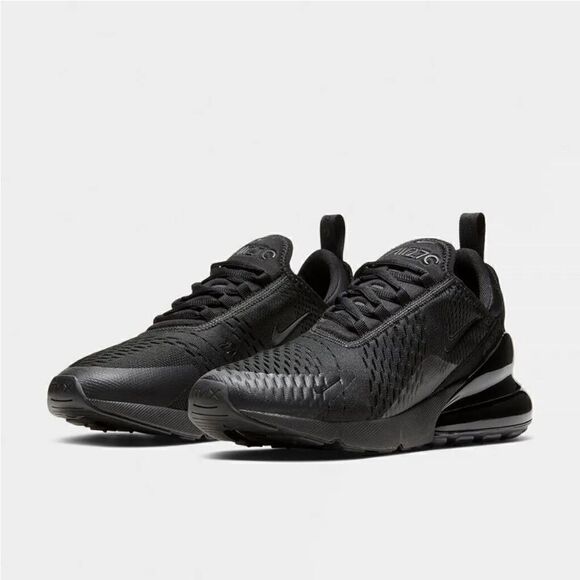 Nike Air Max 270 Men's Triple Black Athletic Running Shoes size 14/13 NEW - Picture 1 of 11